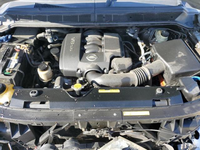 1N6AA07B04N592126 - 2004 NISSAN TITAN XE SILVER photo 11