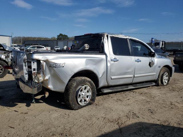 1N6AA07B04N592126 - 2004 NISSAN TITAN XE SILVER photo 3