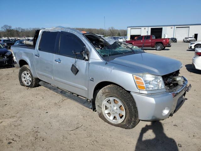 1N6AA07B04N592126 - 2004 NISSAN TITAN XE SILVER photo 4