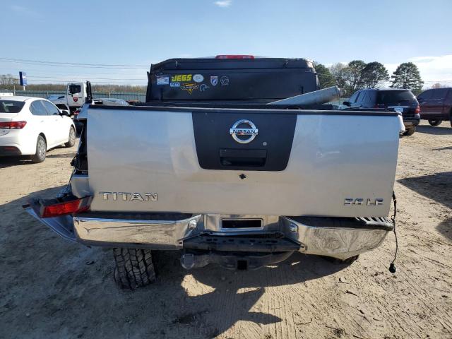 1N6AA07B04N592126 - 2004 NISSAN TITAN XE SILVER photo 6