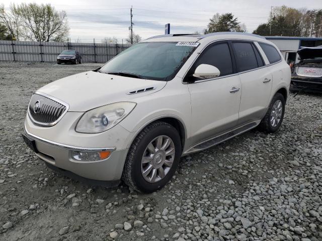 5GAKRBED8BJ243463 - 2011 BUICK ENCLAVE CXL WHITE photo 1