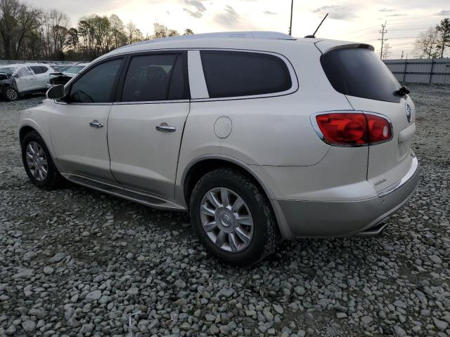 5GAKRBED8BJ243463 - 2011 BUICK ENCLAVE CXL WHITE photo 2