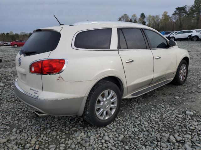 5GAKRBED8BJ243463 - 2011 BUICK ENCLAVE CXL WHITE photo 3