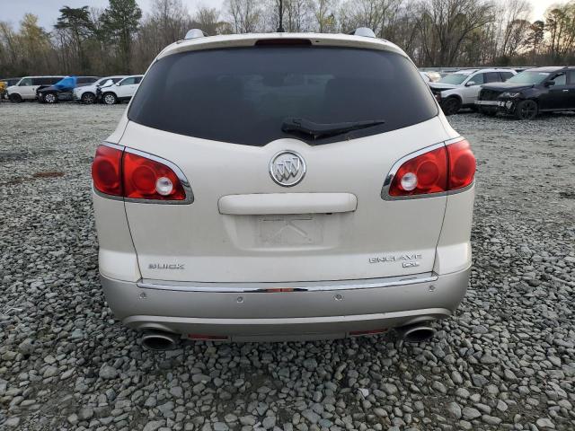 5GAKRBED8BJ243463 - 2011 BUICK ENCLAVE CXL WHITE photo 6