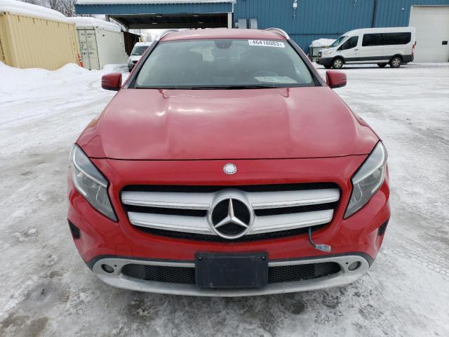 WDCTG4GB3FJ073397 - 2015 MERCEDES-BENZ GLA 250 4MATIC RED photo 5