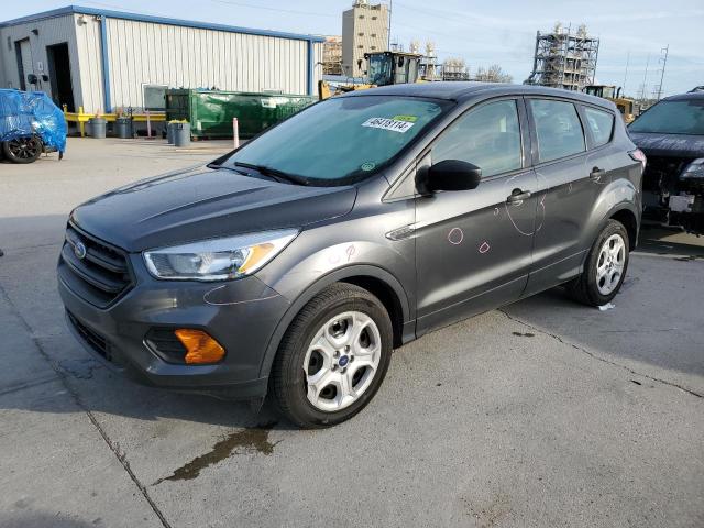 1FMCU0F75HUB73499 - 2017 FORD ESCAPE S GRAY photo 1