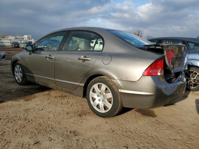 2HGFA165X8H349837 - 2008 HONDA CIVIC LX BROWN photo 2