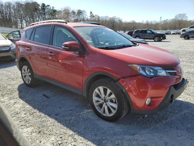 JTMDFREV5FD169859 - 2015 TOYOTA RAV4 LIMITED RED photo 4