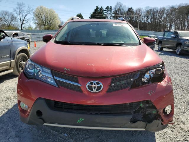 JTMDFREV5FD169859 - 2015 TOYOTA RAV4 LIMITED RED photo 5