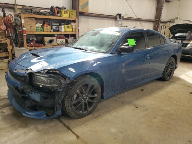 2C3CDXMGXNH184338 - 2022 DODGE CHARGER GT BLUE photo 1