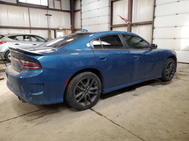 2C3CDXMGXNH184338 - 2022 DODGE CHARGER GT BLUE photo 3