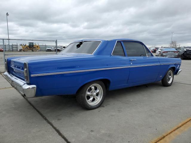 6K31T220438 - 1966 FORD FAIRLANE BLUE photo 3