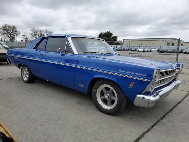 6K31T220438 - 1966 FORD FAIRLANE BLUE photo 4