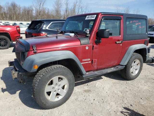 1J4AA2D13BL596393 - 2011 JEEP WRANGLER SPORT BURGUNDY photo 1