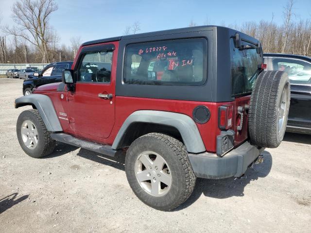 1J4AA2D13BL596393 - 2011 JEEP WRANGLER SPORT BURGUNDY photo 2