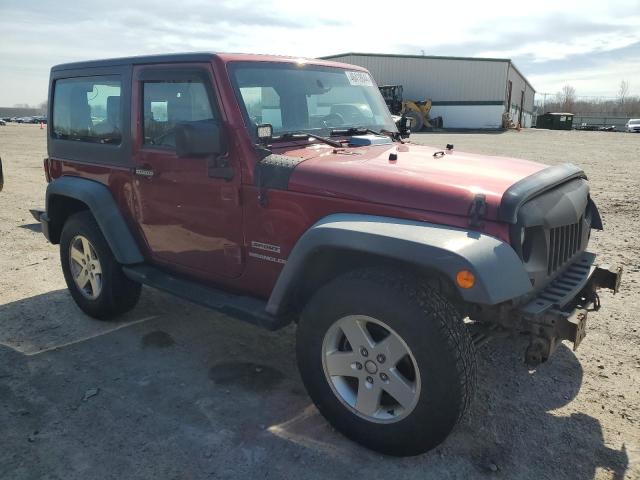 1J4AA2D13BL596393 - 2011 JEEP WRANGLER SPORT BURGUNDY photo 4