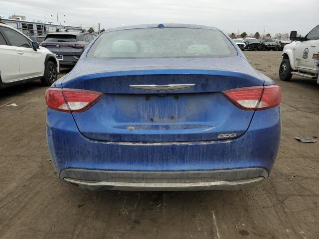 1C3CCCAB7FN545909 - 2015 CHRYSLER 200 LIMITED BLUE photo 6