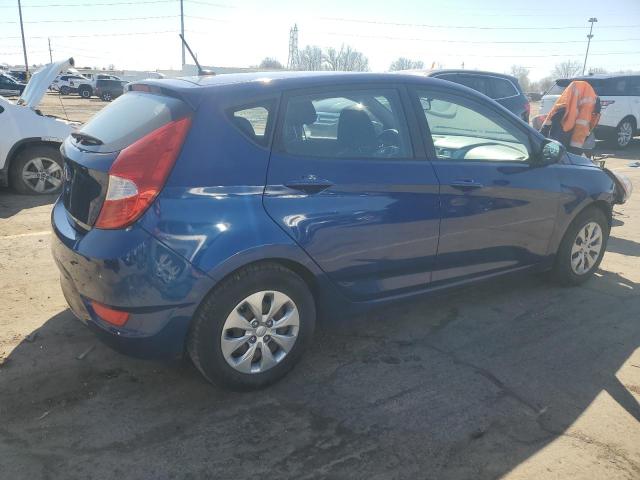 KMHCT5AE0HU336937 - 2017 HYUNDAI ACCENT SE BLUE photo 3