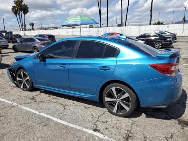 4S3GKAK68H3606933 - 2017 SUBARU IMPREZA SPORT BLUE photo 2