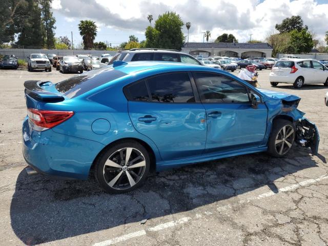 4S3GKAK68H3606933 - 2017 SUBARU IMPREZA SPORT BLUE photo 3