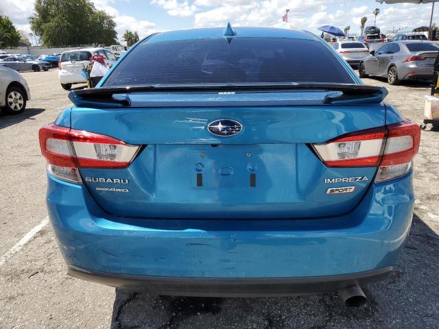 4S3GKAK68H3606933 - 2017 SUBARU IMPREZA SPORT BLUE photo 6