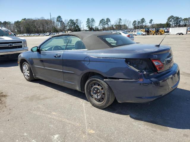 1C3LC45K48N171259 - 2008 CHRYSLER SEBRING BLUE photo 2