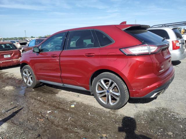 2FMTK3AP7FBC37317 - 2015 FORD EDGE SPORT RED photo 2