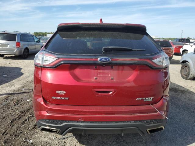 2FMTK3AP7FBC37317 - 2015 FORD EDGE SPORT RED photo 6