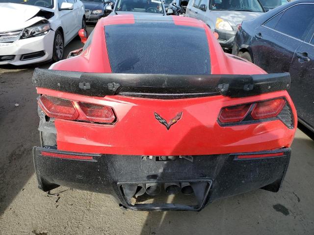 1G1YA2D73E5128089 - 2014 CHEVROLET CORVETTE STINGRAY 1LT RED photo 6