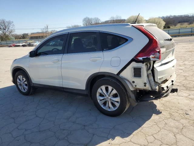 5J6RM3H72CL040821 - 2012 HONDA CR-V EXL WHITE photo 2