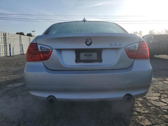 WBAVB735X7VF51632 - 2007 BMW 335 I SILVER photo 6