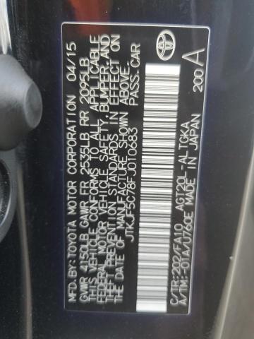 JTKJF5C78FJ010683 - 2015 TOYOTA SCION TC 黑色 照片 13