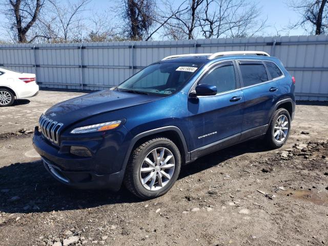 1C4PJMDX6JD535953 - 2018 JEEP CHEROKEE LIMITED BLUE photo 1