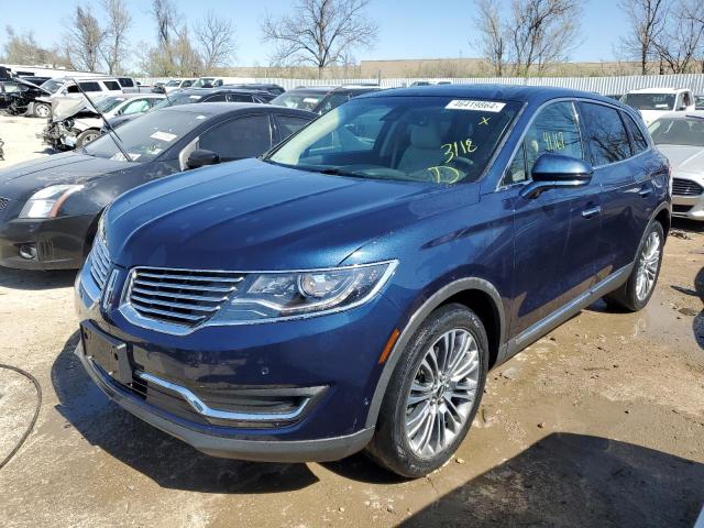 2LMPJ8LR5HBL44972 - 2017 LINCOLN MKX RESERVE أزرق صورة 1