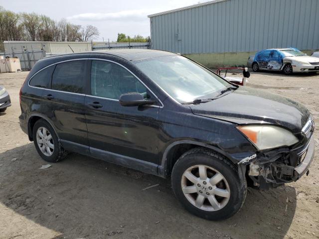 JHLRE38747C043893 - 2007 HONDA CR-V EXL BLACK photo 4