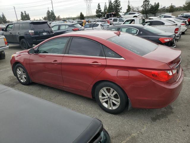 5NPEB4AC0DH642968 - 2013 HYUNDAI SONATA GLS BURGUNDY photo 2