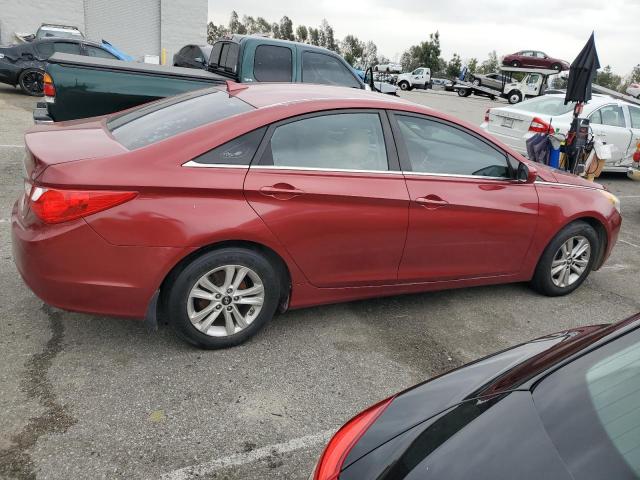 5NPEB4AC0DH642968 - 2013 HYUNDAI SONATA GLS BURGUNDY photo 3