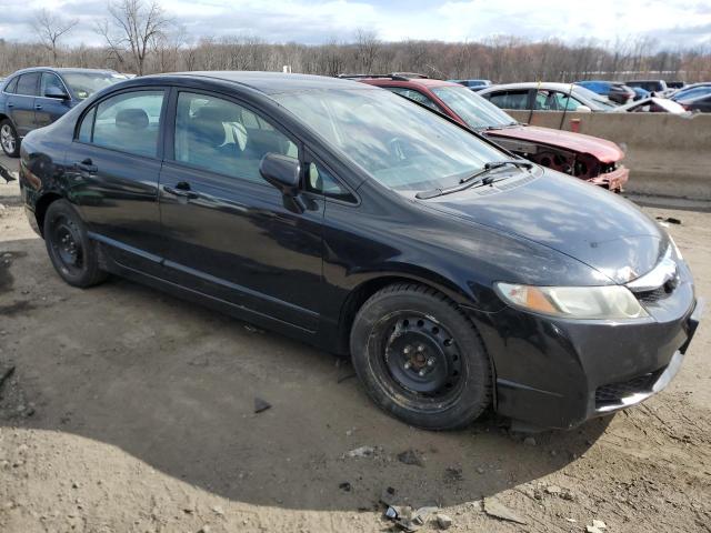 2HGFA1F56AH530486 - 2010 HONDA CIVIC LX BLACK photo 4