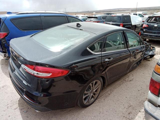 3FA6P0CD2LR116539 - 2020 FORD FUSION SEL BLACK photo 3