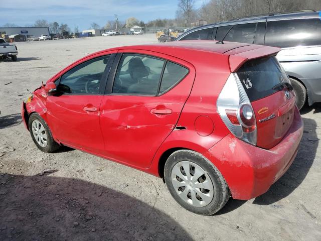 JTDKDTB34C1508122 - 2012 TOYOTA PRIUS C RED photo 2