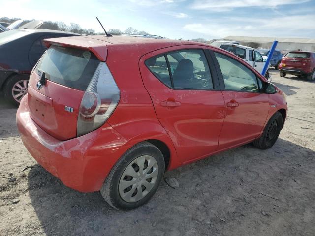 JTDKDTB34C1508122 - 2012 TOYOTA PRIUS C RED photo 3