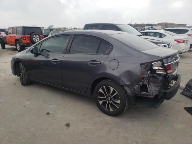 19XFB2F81FE000649 - 2015 HONDA CIVIC EX GRAY photo 2