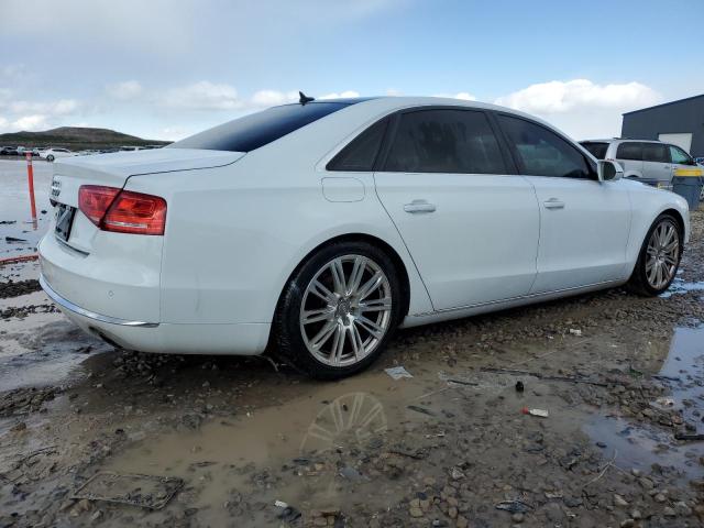 WAURGAFD4EN003042 - 2014 AUDI A8 L QUATTRO WHITE photo 3