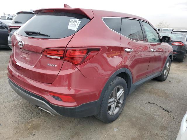 5XYZT3LB8HG413559 - 2017 HYUNDAI SANTA FE S RED photo 3