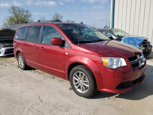 2C4RDGBG5ER254556 - 2014 DODGE GRAND CARA SE RED photo 4