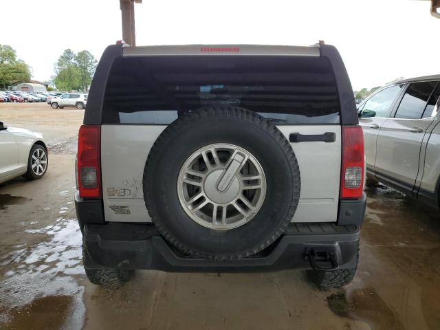 5GTDN136468303374 - 2006 HUMMER H3 SILVER photo 6