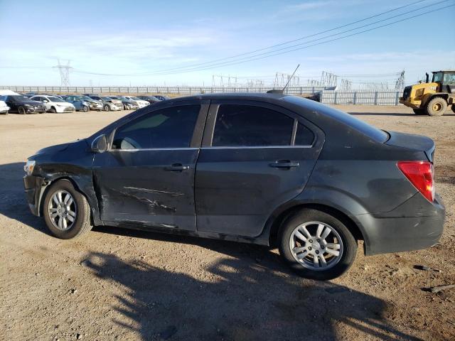 1G1JC5SH2F4164663 - 2015 CHEVROLET SONIC LT GRAY photo 2