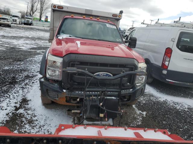 1FDUF5HT3BEB02549 - 2011 FORD F550 SUPER DUTY RED photo 5