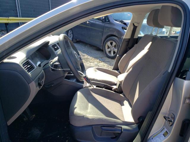 3VW2K7AJ1CM337343 - 2012 VOLKSWAGEN JETTA BASE 银色 照片 7