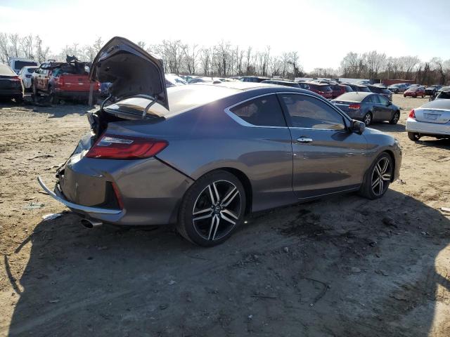 1HGCT2B04GA000716 - 2016 HONDA ACCORD TOURING GRAY photo 3